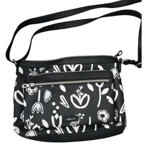 Relic Floral Print Crossbody Bag - Black/White